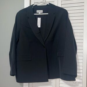 The Drop Blake Long Blazer Black Women’s Size 4X NWT